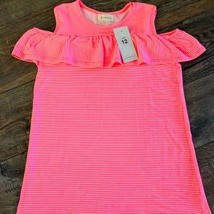 BTween Girls Cold Shoulder Dress Size 12